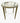 Sangiovese Argento 26 in. Diam. Round End Table