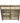Distressed linen/weathered gray server w/ 2 drawers & 2 cabinets w/ bottle holde