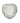 Rosenthal Heart Paperweight 4"w