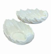 Pair of Lenox Leaf Dishes 6"x3.5"