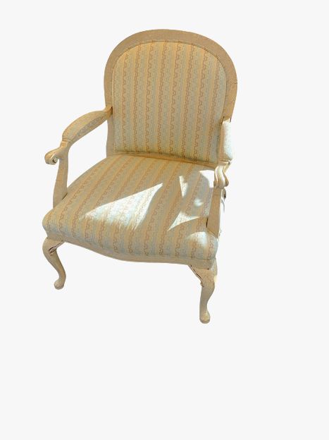 1 of Pr. Ivory/Gold Sherrill Occasional Chair 32wx30dx41h