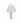 28" White Ceramic Table Lamp