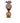 Fenton Cabbage Rose Pattern Globe lamp 24x9"