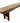 American Pennsylvania Country Bench, H. 17 in. x L. 81 in. x W. 11 in.
