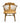 VTG colonial-style maple armchair, 30.5H 22.75W 18.5D