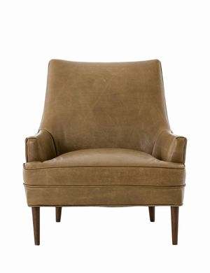 Ilona Leather Accent Chair  31"W x 35"D x 33.5"H