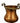 Far East Copper Pot w Handle 7"H x 6"W