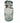 Antique aqua 1915 Leotric glass canning jar, 6.5" h