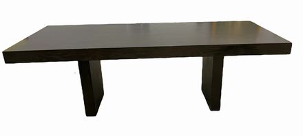 West Elm Pedestal Table, L. 90 in.x W. 36 in. x H. 30.5 in.