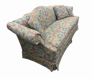 Sherril traditional jacquard tapestry sofa, 32" h, 82" w, 32" d