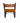VTG wooden folding child-sized foot stool, 13.25x9.75x14.25H