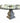 Round glass-top dining table on concrete base & square top, 66" diam., 32" h