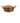 Copper rondeau pot w/ lid & brass handles, 7.5" diam., 2.5" h
