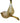 Decorative Art Glass Pear and Onion, 11.5" ea