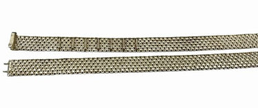 Vintage Thailand Sterling Silver Belt, 35.5 in., 109g