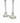Pair Val St Lamber Candelsticks 12"H