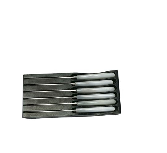 English Sheffield  Luncheon Knife Set 8"L