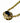 14k Yellow Gold Necklace & w/Sapphire & Diamond Pendant, L. 16.5 in. 10.2 g