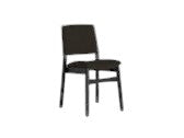 Dining Chairs, Onyx & Smoked Hickory, (Set of 2)