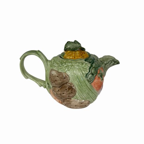 Fitz & Floyd Vegetable Teapot 7.25 H