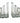 Pair Of Cut Glass Clear Bookends 7x4"