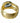 14k Yellow Gold & Blue Topaz Ring, 10g