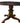 Round dark pine pedestal dining table w/ Empire-style legs, 30.25" h, 40" diam.