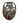 Fulper 2-handled Arts & Crafts brown & metallic gourd vase, #643ca. 1916-20, 8"