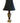 Sm Table Lamp w/Black Shade, 23"h
