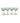 Set of 4 Uranium Green/Clear Crystal Wine Goblets 4.5"h X 3"d