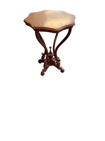 British Indian Style Wooden Side Table 29x22"