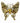 Chinese Vermeil Filigree & Enamel Butterfly Brooch, 2x2 in.