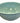 Large vintage seafoam green ceramic bowl, likely Bauer, 7" h, 14.25" diam.