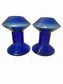 Pair Of Cobalt Blue Ikea Vases 10"x6"