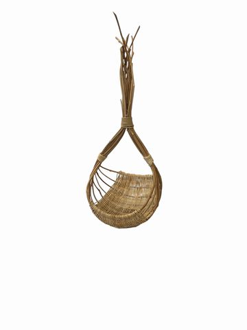 Woven Wooden Firetip Basket 40x19