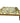 Acid-washed gold-leaf glass-top Rococo-style coffee table, 15" h, 47.5" w, 47.5"