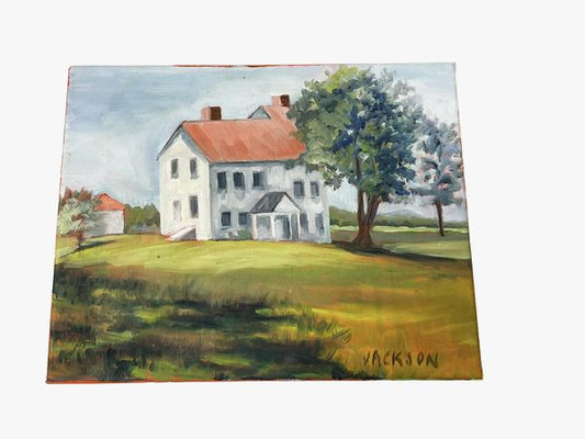 Jackson House Painting 11"hx14