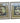 PAIR of fig prints on black in black/silver frames, 30.5" h x 27.25" w