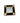 Small Regency Black+Gold Mirror 9"Sq