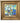 Original signed acrylic abstract still life in gilt frame, 27" h x 27" w x 2.5"