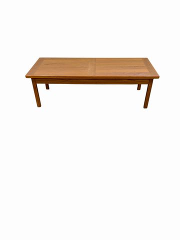 Bert Silberg Danish Teak MCM Coffee Table 17X54"
