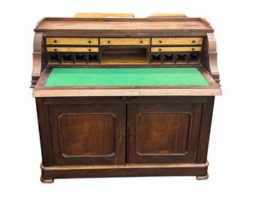 American Victorian Rosewood & Maple Drop-Front Desk (secondary wood is polar)