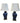 Pair of Blue GingerJar Shaped Trad. Table Lamps 31"h  15"W