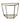 2-tier demilune glass-top console table w/ goldleaf frame, 30.25" h, 32" w, 12"