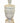 Faux cement finial urn, 20" h