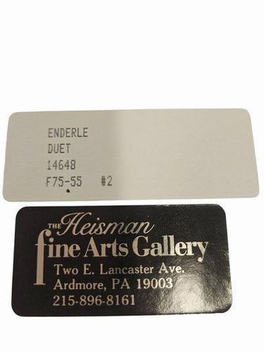 Shadow Box Wall Art Sheet Music, Enderle Duet 13"SQ