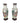 VTG Pair of asian famille rose-style porcelain vases, 10.5H