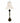 Gold Faux Snake Skin Printed Table Lamp 36x14"