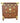 Vintage Korean Tansu chest w/ brass hardware, 24.75" h, 23" w, 14.5" d