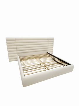 Tahira King Bed, Cream